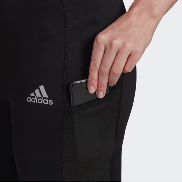 NEW!! ADIDAS FASTIMPACT COLD.RDY WINTER RUNNING LONG LEGGINGS - XL - Picture 8 of 14